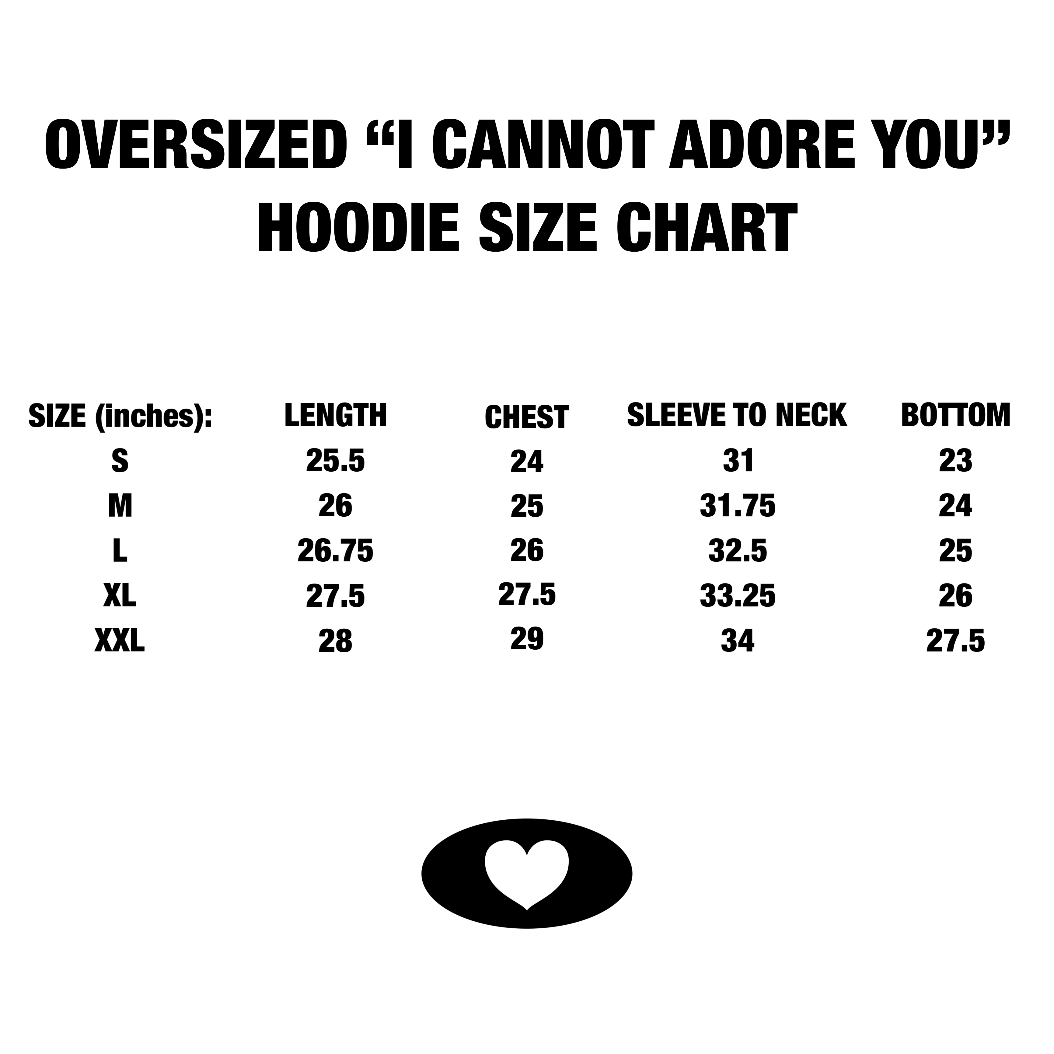 I CANNOT ADORE YOU PULLOVER